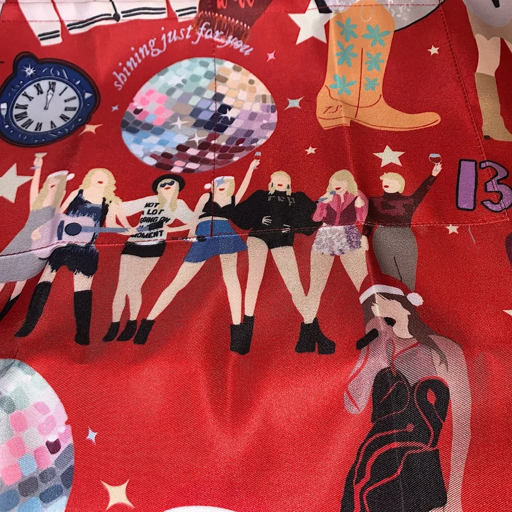 Taylor Swift Inspired Merry Swiftmas Apron O/S New - No Tags Christmas Holiday